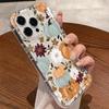 Yellow and Blue Pumpkin Is Suitable for iPhone16Pro Apple 15Pro Mobile Phone Case 14 Transparent 13 Airbag 12 Burst 11.