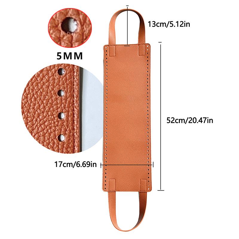 DIY Stricken Häkeln Handtasche Tragetasche Umhängetasche Nähzubehör PU Boden Griffe zum Herstellen von Taschen Häkeltasche Handwerkstasche Teile