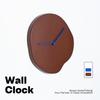 Medieval Style Brown Home Decoration Clock Creative Art Minimalist Clock Wall Hanging No Punching Wall Hanging