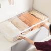 Bed Storage Box Household Transparent Flat Drawer Clothes Quilt Finishing Folding Storage Box Storage Box Under the Bed