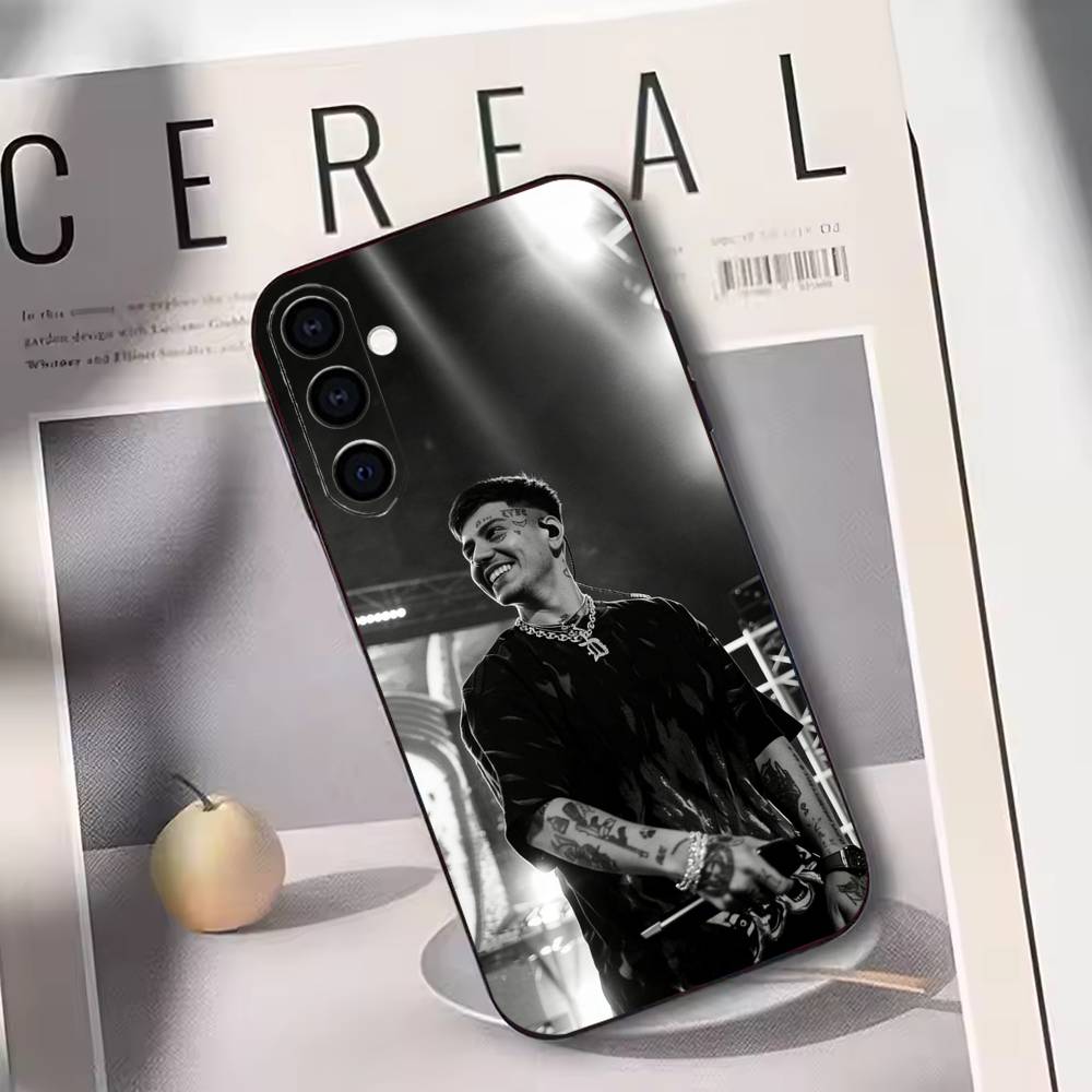 Rapper Art Print Phone Case For Samsung Galaxy A73,A72,A71,A70,A53,A52,A51,Others Soft Black Cover