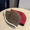 Korean Style Dongdaemun Fisherman Hat for Women In Winter Versatile Face Showing Small Furry Bucket Hat Thickened Plush Warm Basin Hat