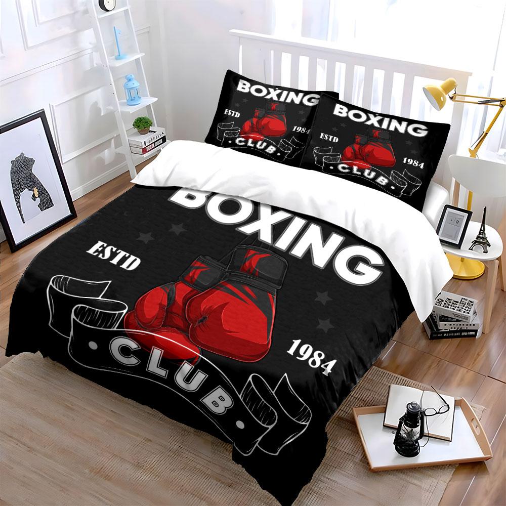 Guantoni da Boxe Set di Allenamento Sportivo Varie Misure Camera da Letto per Bambini e Adulti Squisito Set Lenzuola 3 Pezzi, Regalo