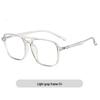 Unisex TR90 Anti-Blue Light Glasses Frame - Street Style, Double Bridge, Flat Lenses