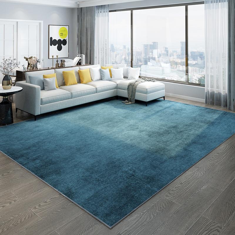 Modern Minimalist Solid Color Carpet Living Room Large Area Carpets Bedroom Decoration Rug Hotel Commercial Rugs Non-slip Mat