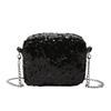 Stylish Sequined Shoulder Bag For Women In Silver Black And Pink Perfect For Casual Outfits