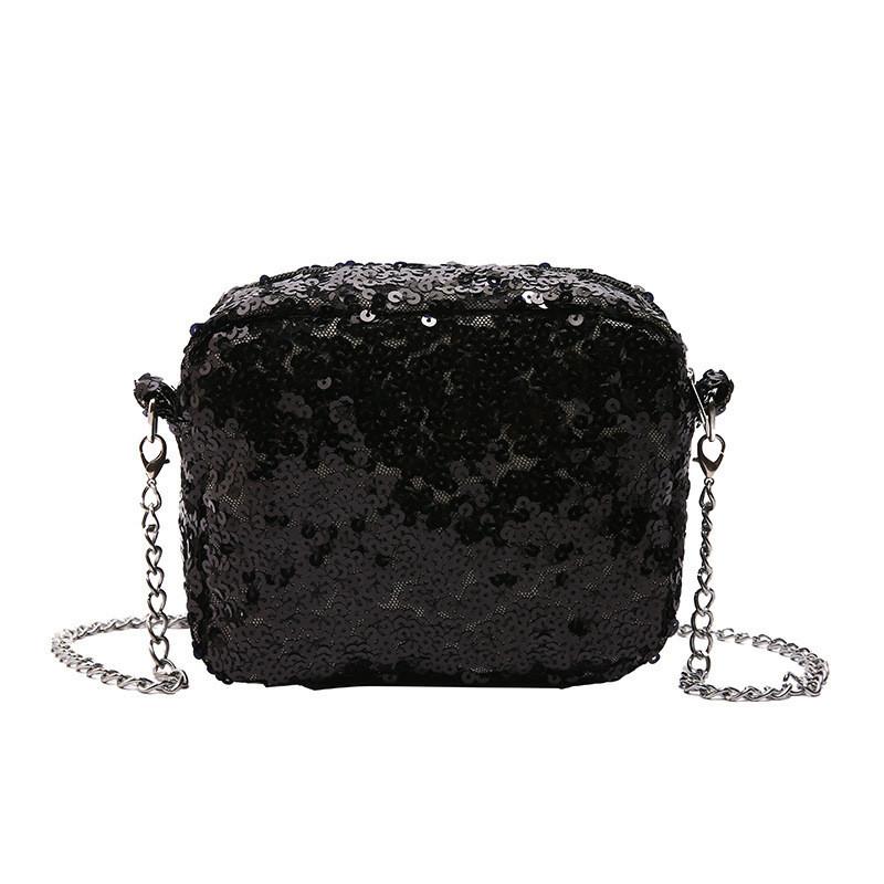 Stylish Sequined Shoulder Bag For Women In Silver Black And Pink Perfect For Casual Outfits