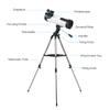 375X Astronomical Telescope High Power Monocular Telescope Refractor Spotting Scope with Retractable Tripod 3X Barlow Lens Tool