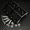 Heavy Duty Rail Brackets Holders Support Clamps with 8mm Threaded Holes for Reliable Mounting of Tool Easy Installation