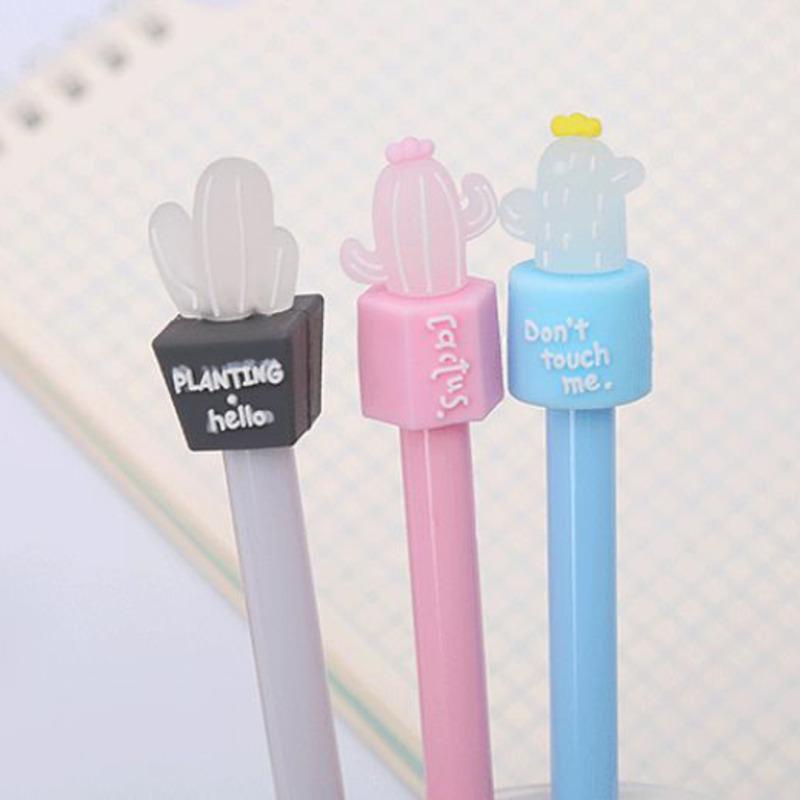 

1 шт. Канцелярские принадлежности Симпатичный Кактус Гелевая Ручка