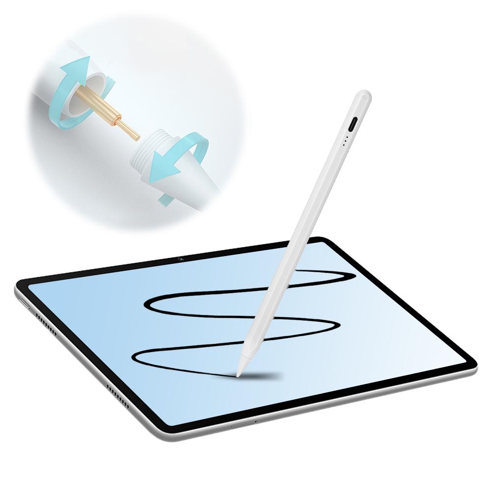 Für Apple Pencil Stylus Stift für 2018-2025 iPad Handflächenerkennung Touch-Stift für iPad Pro 12,9/11/13 Zoll M4 für iPad Air 3/4/5/M2