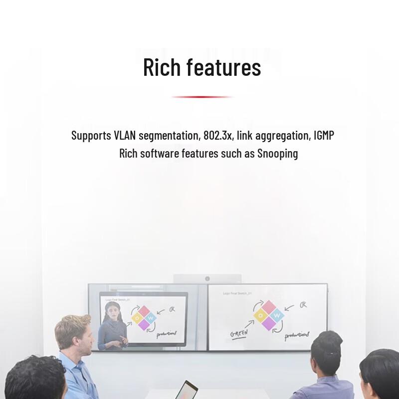 H3C S1850V3-20P4UN4NS-HI 2.5G Web Managed PoE Switch (CN Version)