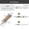[Bon Furniture] Keychain Leather Men's Women's Car Keychain with Dot
