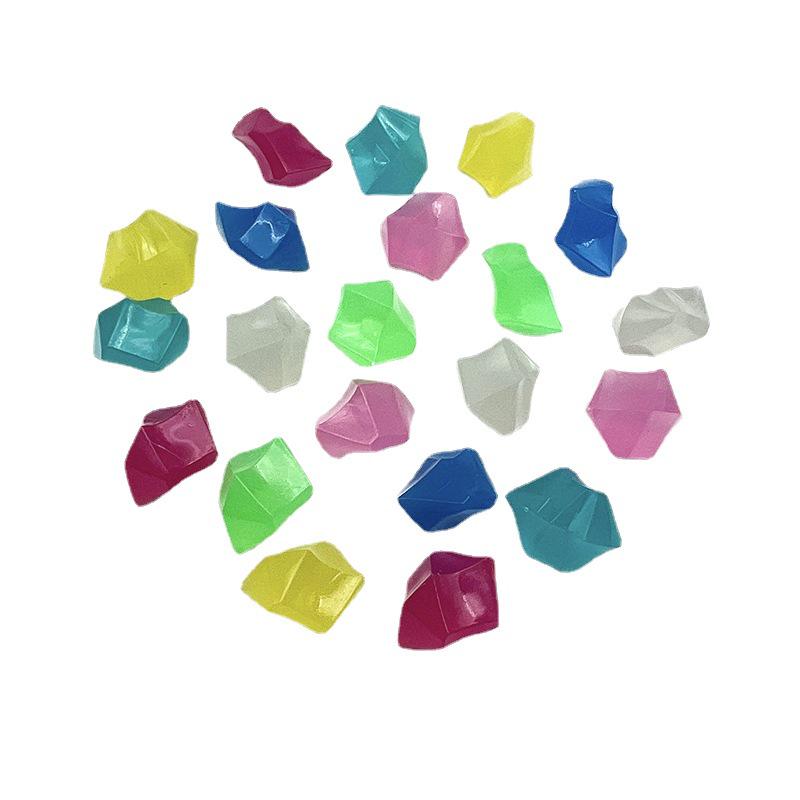 Colorful Luminous Plastic Stones: Children's Gemstone Digging Game & Fish Tank Decoration