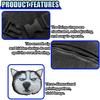 Cute Husky Dog Car Headrest Pillow- Memory Foam Car Neck Pillow Auto Seat Cushion of Headrests for Pain Pressure Relief- Cartoon Neck Support Cushion