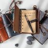 Retro Notebook Travel Journal Leather Soft Cover with Replaceable Cowhide Inner Pages Notebook and Notebooks A7