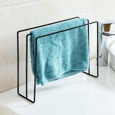 Rust Resistant Iron Towel Rack Triangle Design for Bathroom or Kitchen