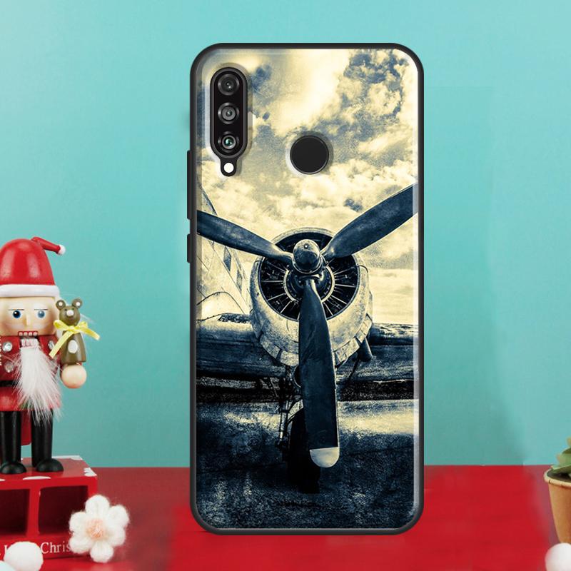 Aircraft Plane For Huawei Nova 12i 12s 11i 8i 9 10 SE Y90 Y60 Y70 Y72 Y73 Y61 Y91 P30 P40 Lite P60 Pro Case
