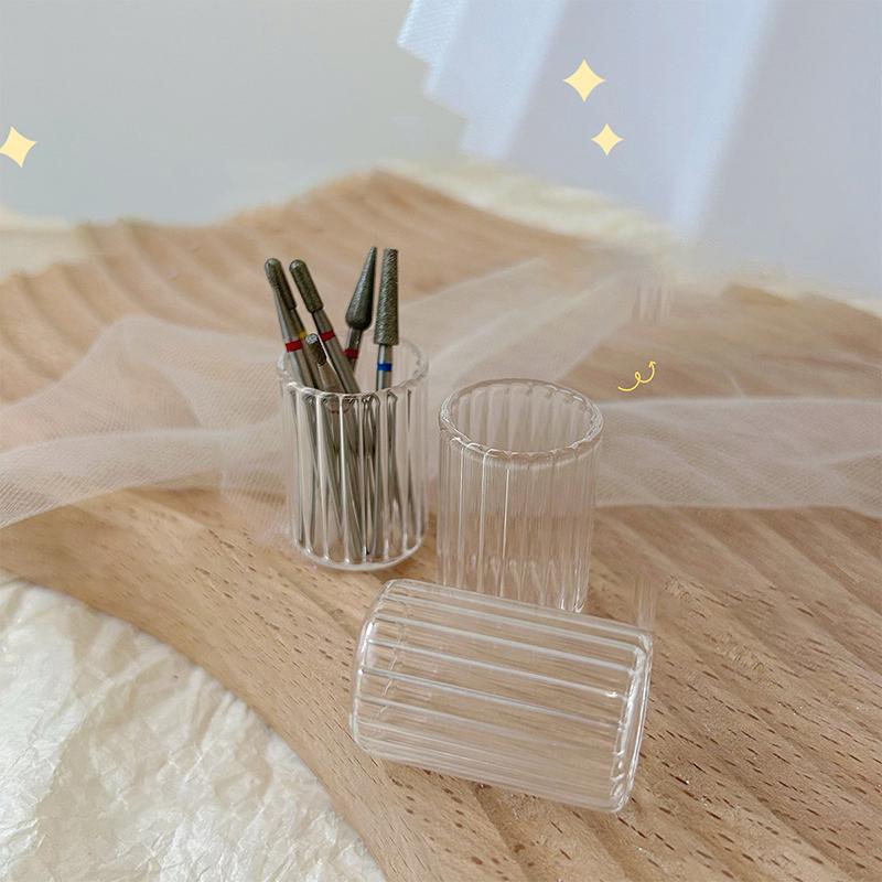1Pc Nail Cup  Cup Acrylic Liquid Bowl Holder Wash Nail Pen Dish Dappen Manicure Tool