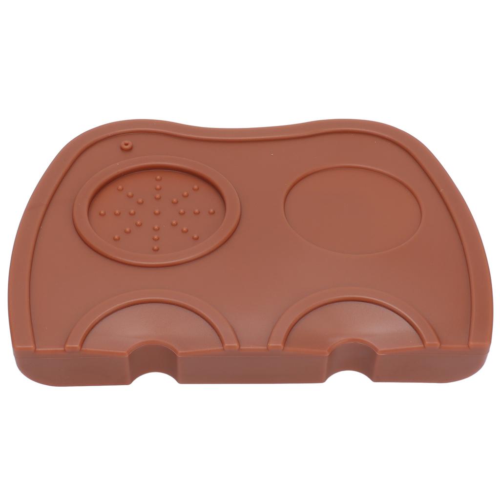 Silicone Coffee Tamper Pad Anti Slip Soft Tamper Mat Heat Resistant Corner Tamping Mat for Home