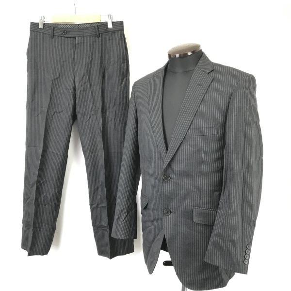 MEN’S BA-TSU Stripe Suit Set Up Men’s M Dark Gray(USED)