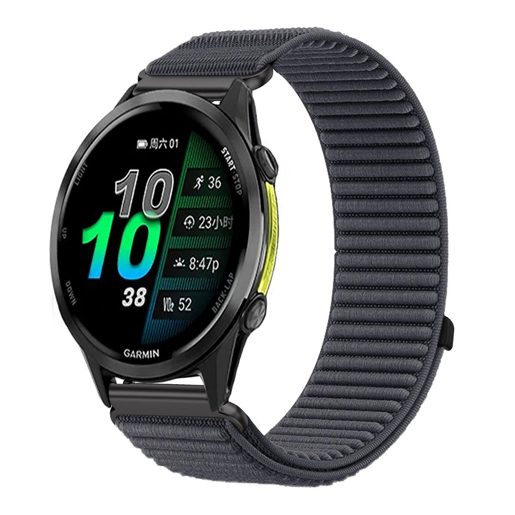 18mm 20mm 22mm Nylon Loop Strap for Garmin Forerunner 970 570 965 955 165 55/Venu 4 45mm 41mm Bracelet for Garmin Vivoactive 6 5