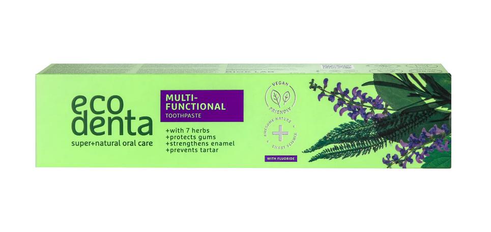 Multifunkcyjna Pasta Do Zębów Z Wyciągiem Z 7 Ziół Ecodenta 100 Ml