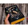 Diario de cuero Hechizo mago Gato Libro Cuaderno Mágico en blanco Libro de las Sombras Wiccano Pagano libro grimorio para Viajar Bocetar el mejor regalo