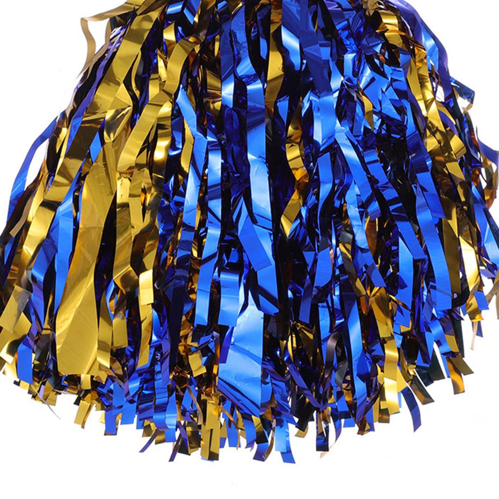 2pcs Cheerleading Pom Poms Durable Cheer Pompom Cheering Hand Flowers for Adults Team Spirit Sports Game Dancing Party