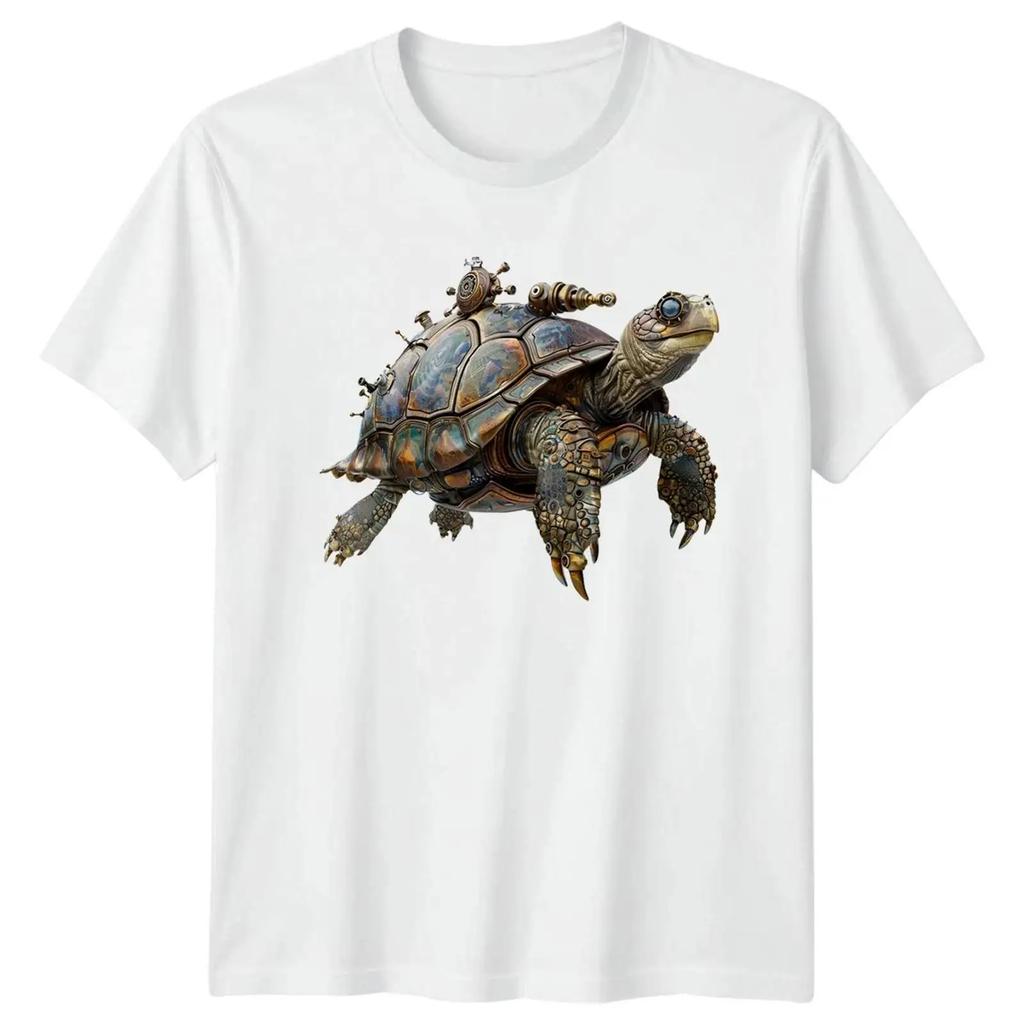 Steampunk Schildkrte T Shirt Mechanisch Tiere Fantasy Geburtstag Geschenk Fr Ihn Vintage Stylish Casual Comfortable