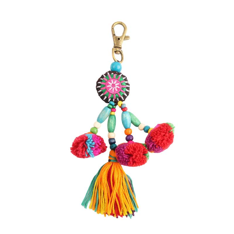 

1 шт. Плюшевый помпон ручной работы, брелок, подвеска для ключей, кошелька, сумки, сделай сам, кисточки