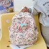 Adorable My Melody Nylon Backpack For Girls Cute Cartoon School Bag For Kindergarten