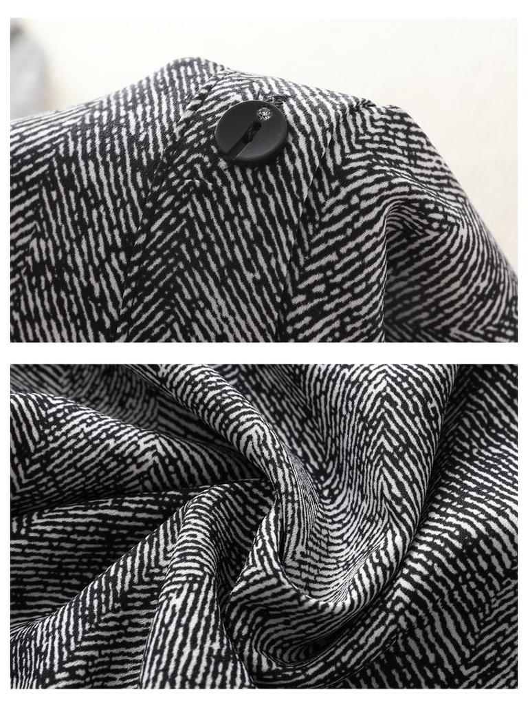 Brand Luxury Silk Chiffon Blouse: 2025 Spring/Autumn Women's Slim-Fit Long-Sleeve Top