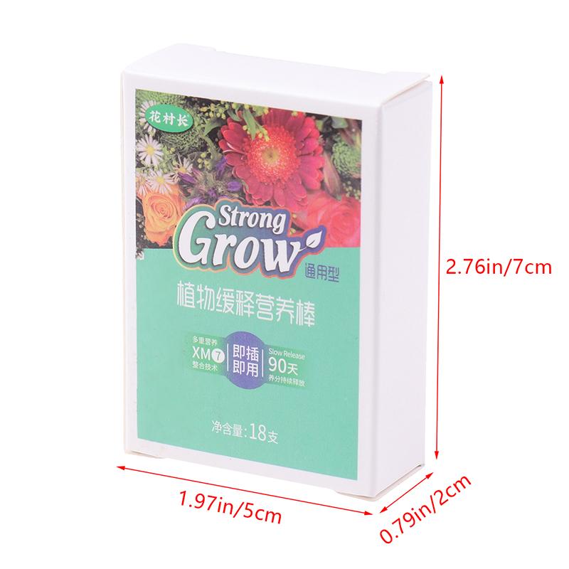 18Pcs Plant Food Fertilizer Sticks Universal Plant Fertilizer Sticks For Houseplants Potted Plants Nutrition Bar Various Crops