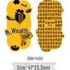 Creative Gold Sticker for Mobile Phones and Refrigerators - Wealth Card Gift