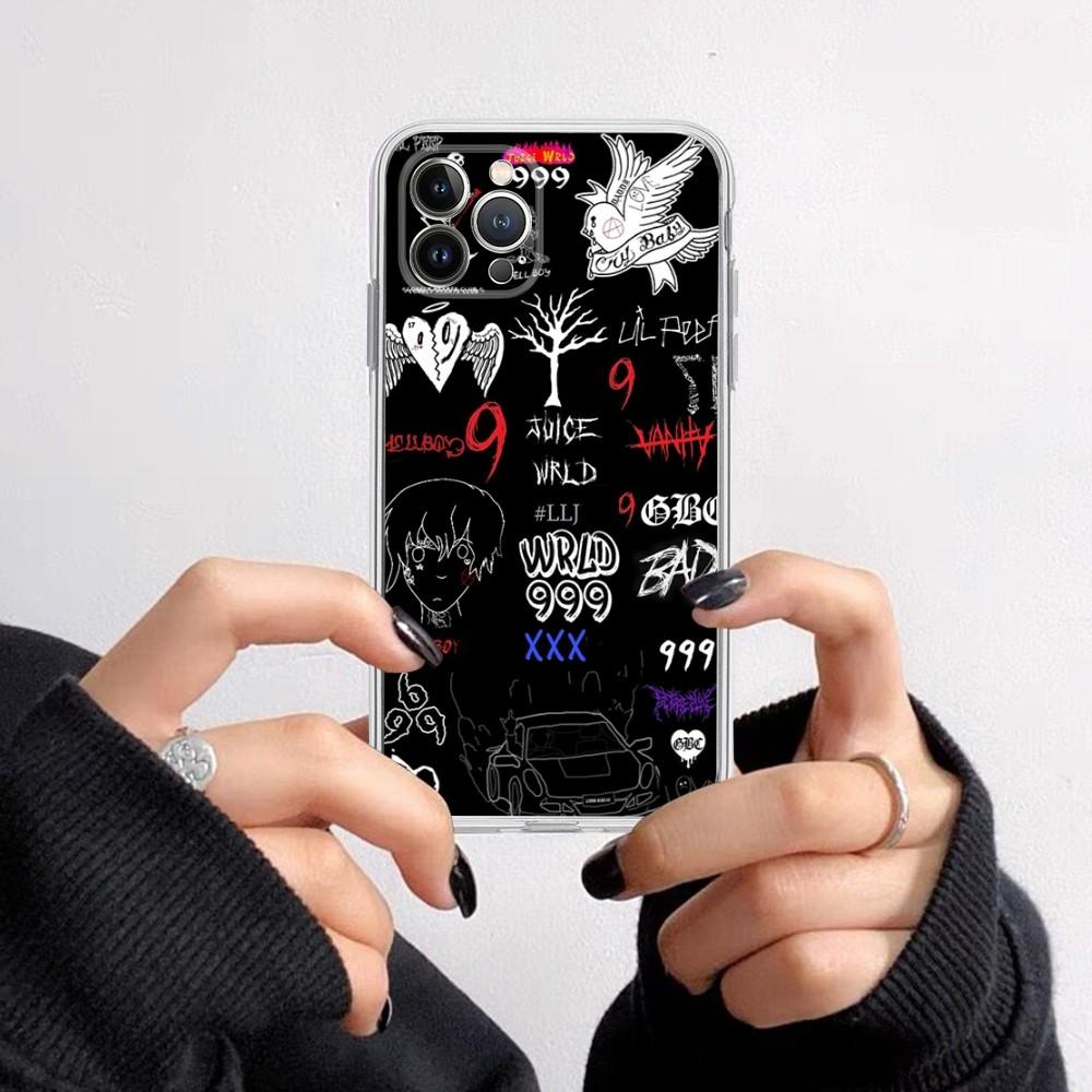 Lil Peep Phone Case for iPhone 16 15 8 7 6 6S Plus X SE XR XS 14 11 12 13 Mini Pro Max Mobile Case