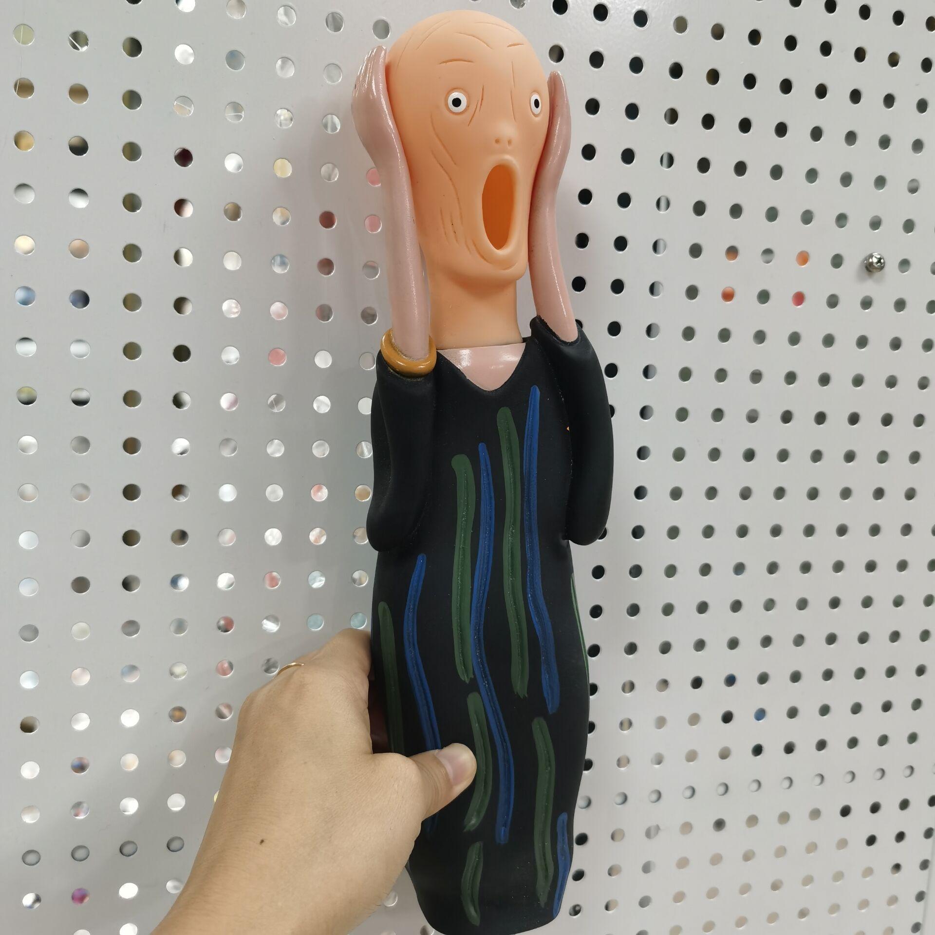 

New Creative Cover One s Ears Scream Scream Witch Vocal Doll Toy Halloween Weird Pranks Scary Toys For Children Decompress Toys