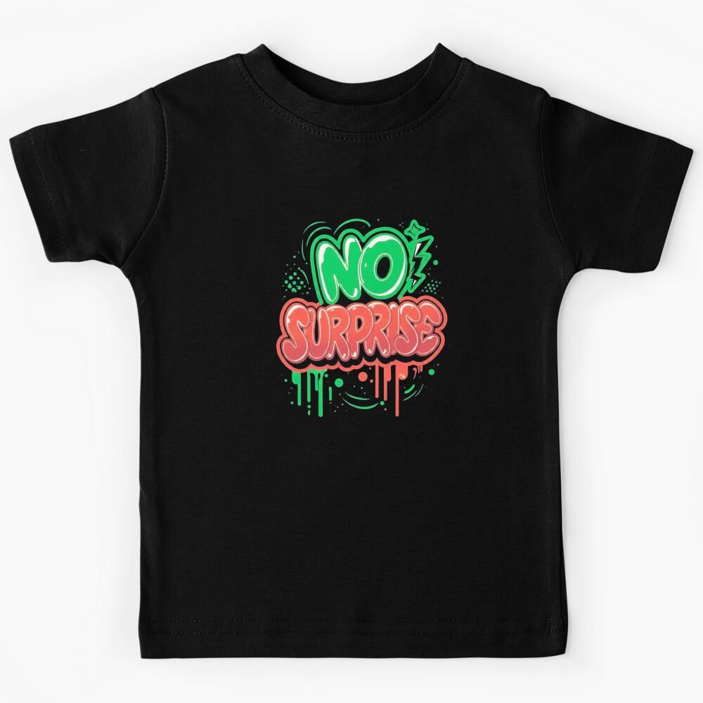No Surprise - green and red Kids T-Shirt 120