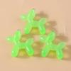 10Pcs 34*38mm Resin Cute Colorful Balloon Dog Charms for Earring Bracelet Necklace Lovely Pendant Handmade Jewelry Making