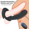 Männlicher Penis Penisringe Analvibratoren Verzögerung der Ejakulation Anus Butt Plug Vibrator G-Punkt Dildo Paare Ring Sexspielzeug für Männer Frauen