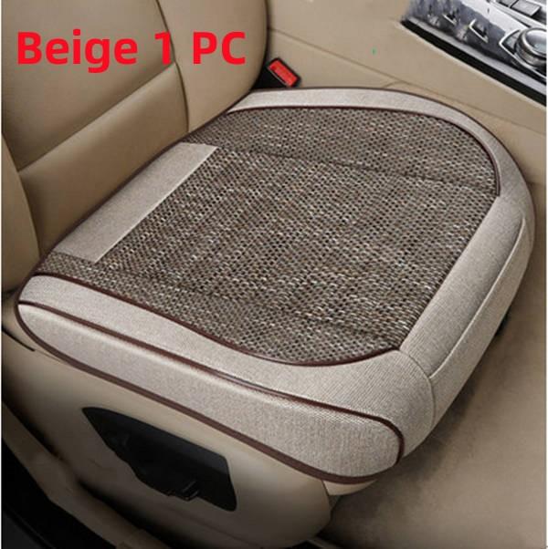 Universal Car Seat Covers Breathable Linen Front Seat Protector Cushions Classic Seat Decoration Protective Mat Accessories
