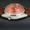 AUTOMATIC VINTAGE SEIKO 5 JAPAN 7009A MENS ORANGE COLOR DIAL WATCH a701267-5 R206a-a701267