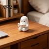 Bookworm Gift Ghost Reading Book Figurine 3D Printed Cute Mini Sitting Eco-friendly
