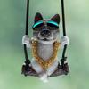 Fun Dog Expression Car Hanging Decoration Multiple Styles Resin Craft Safe Dashboards Decoration Present for Driver