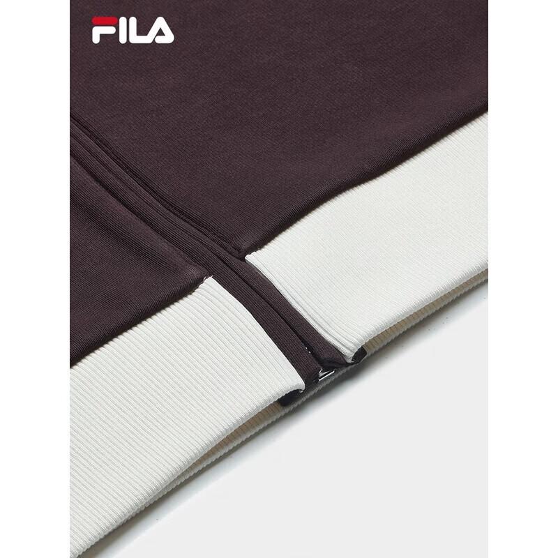 Fila Men's Color-block Knit Stand Collar Jacket