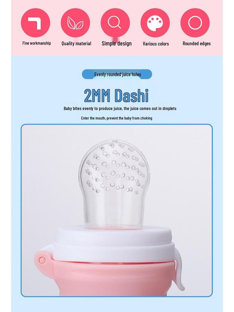 Silicone Teething Stick: Baby Fruit & Veggie Feeder