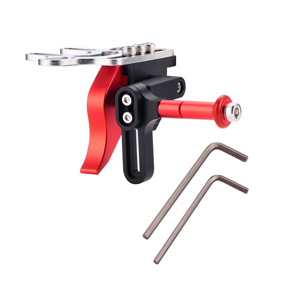 Przedłużenie dźwigni spustu migawki ze stopu aluminium Przedłużenie adaptera mocowania do podwójnego uchwytu