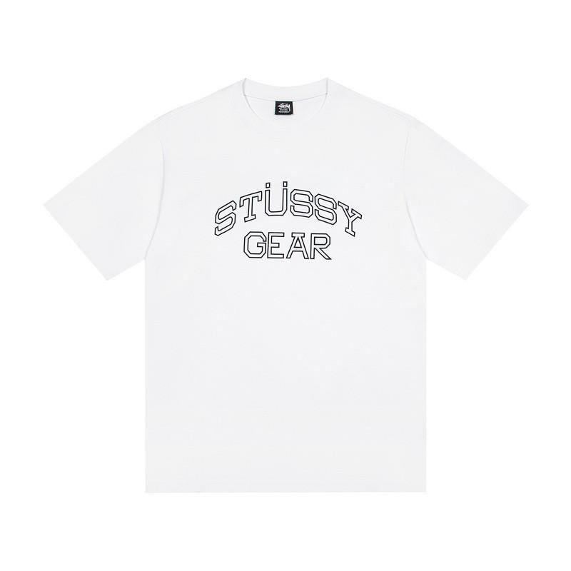 Camiseta de Algodón Unisex de Corte Holgado con Estampado de Letras Camiseta Casual de Manga Corta para Adolescentes y Adultos