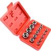 14-Piece Torx Star Hex Socket Set - E-Type Flower-Shaped, 1/2, 3/8, 1/4 Inch Sizes
