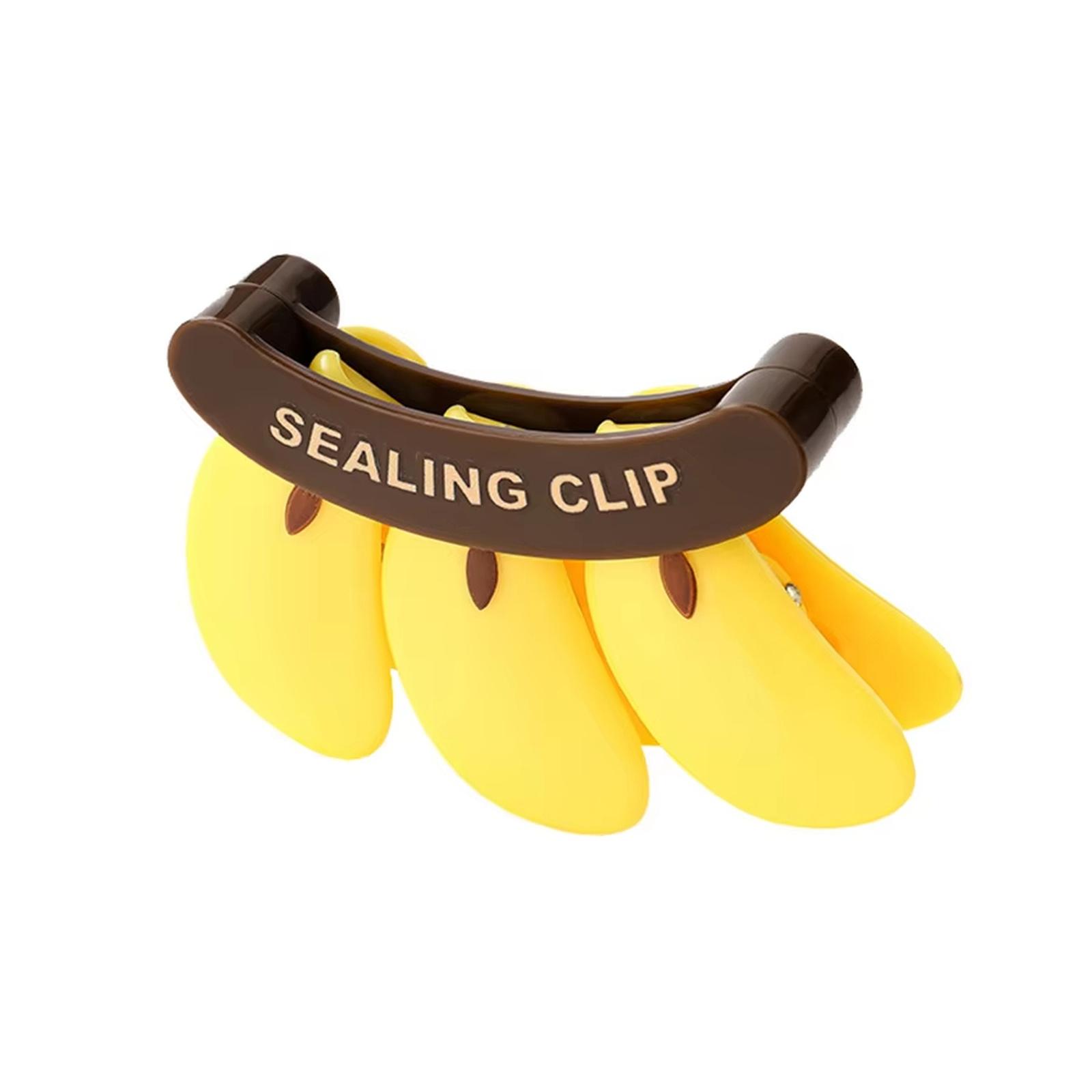 

No Banana Magnetic Sealing Clip Food Fresh-Keeping Seal Clip one size жовтий